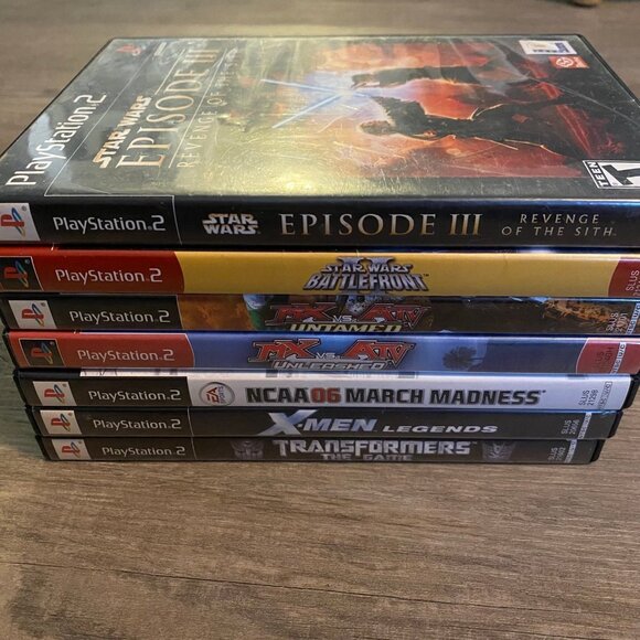 Lot of 7 PlayStation 2 PS2 Video Games - Star Wars, X-Men Legends, Transformers - Picture 9 of 9